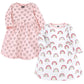 Hudson Baby Infant And Toddler Girl Cotton Dresses, Modern Rainbow, 0-3 Months
