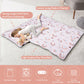 Toddler Nap Mat With Removable Blanket And Pillow, Extra Large Rolled Napping Mats,Toddler Sleeping Bag,Kids Sleeping Bag For Da