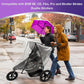 Stroller Rain Cover Compatible With Bob Gear Duallie Strollers, Weatherproof, Protect From Sun Dust Snow