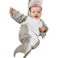 Underwraps Costumes Baby'S Shark Bunting Costume, Grey/White, Infant