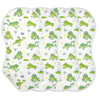 YYZZH Cartoon Frog Lily Lotus Leaf Muslin Burp Cloths for Baby 4 Pack 100% Cotton Baby Washcloths Bibs for Boy Girl