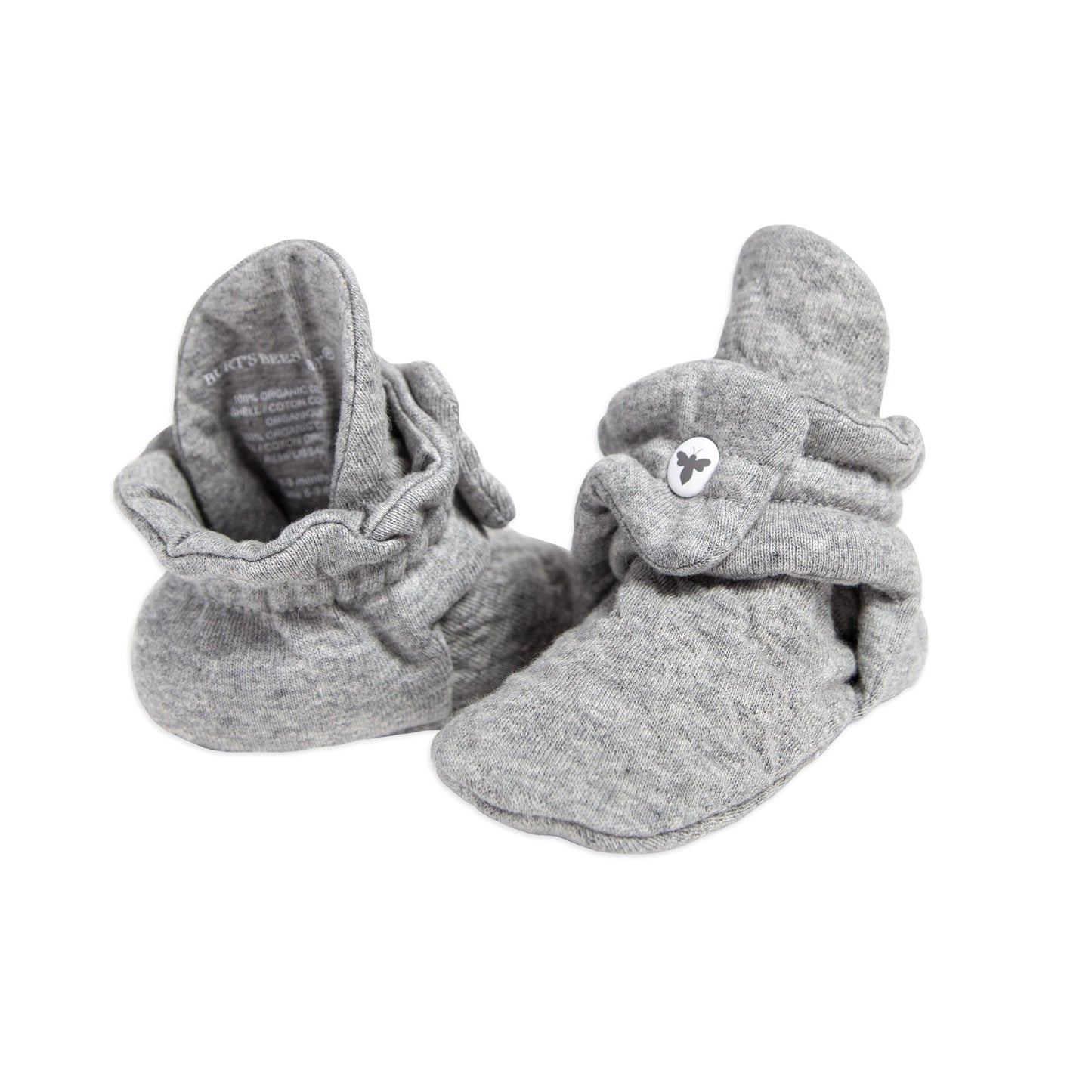 Burt'S Bees Baby Baby Booties Organic Cotton Newborn Essentials Shoes, Gender Neutral Color For Ages 0 To 9 Old Slipper Sock, He
