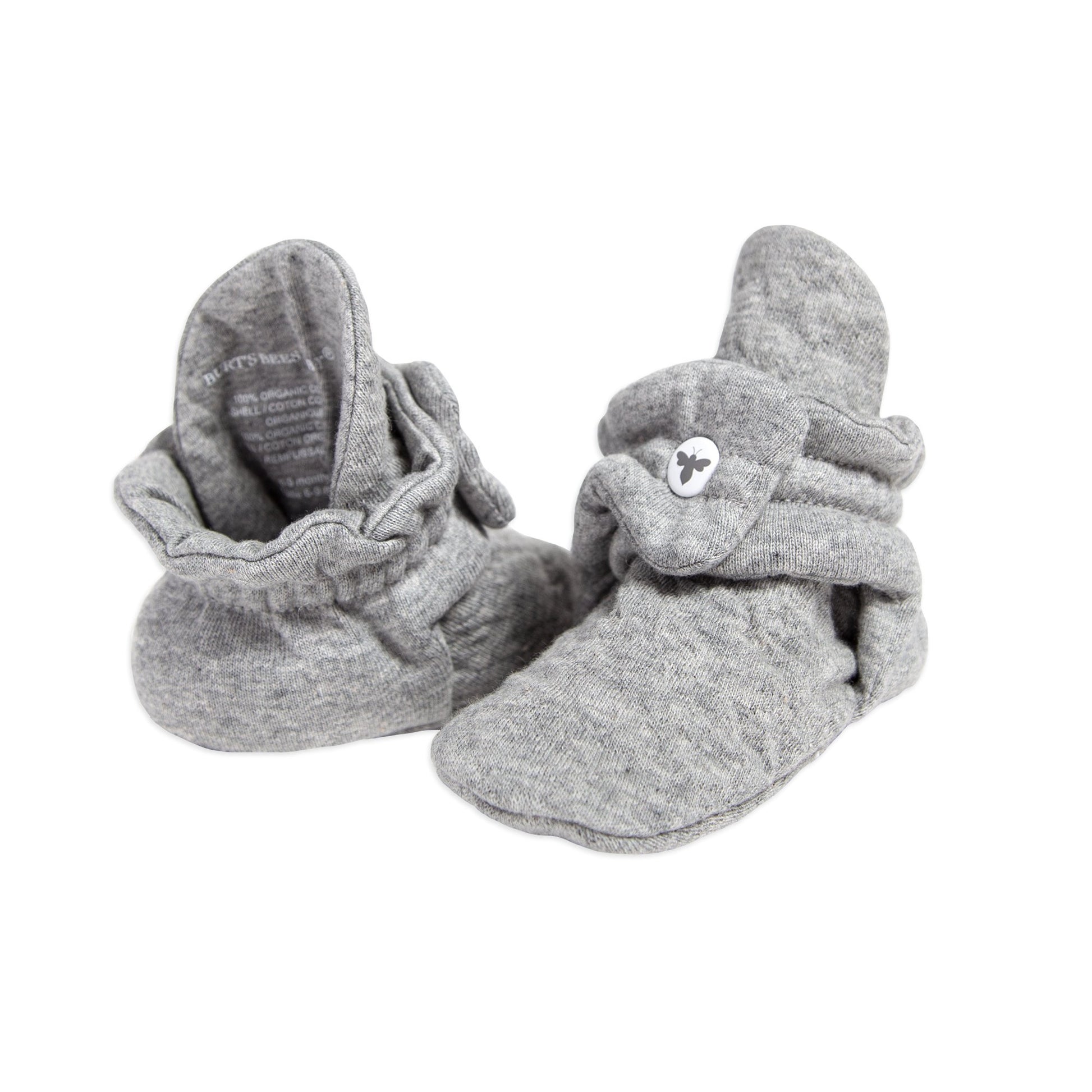Burt'S Bees Baby Baby Booties Organic Cotton Newborn Essentials Shoes, Gender Neutral Color For Ages 0 To 9 Old Slipper Sock, He
