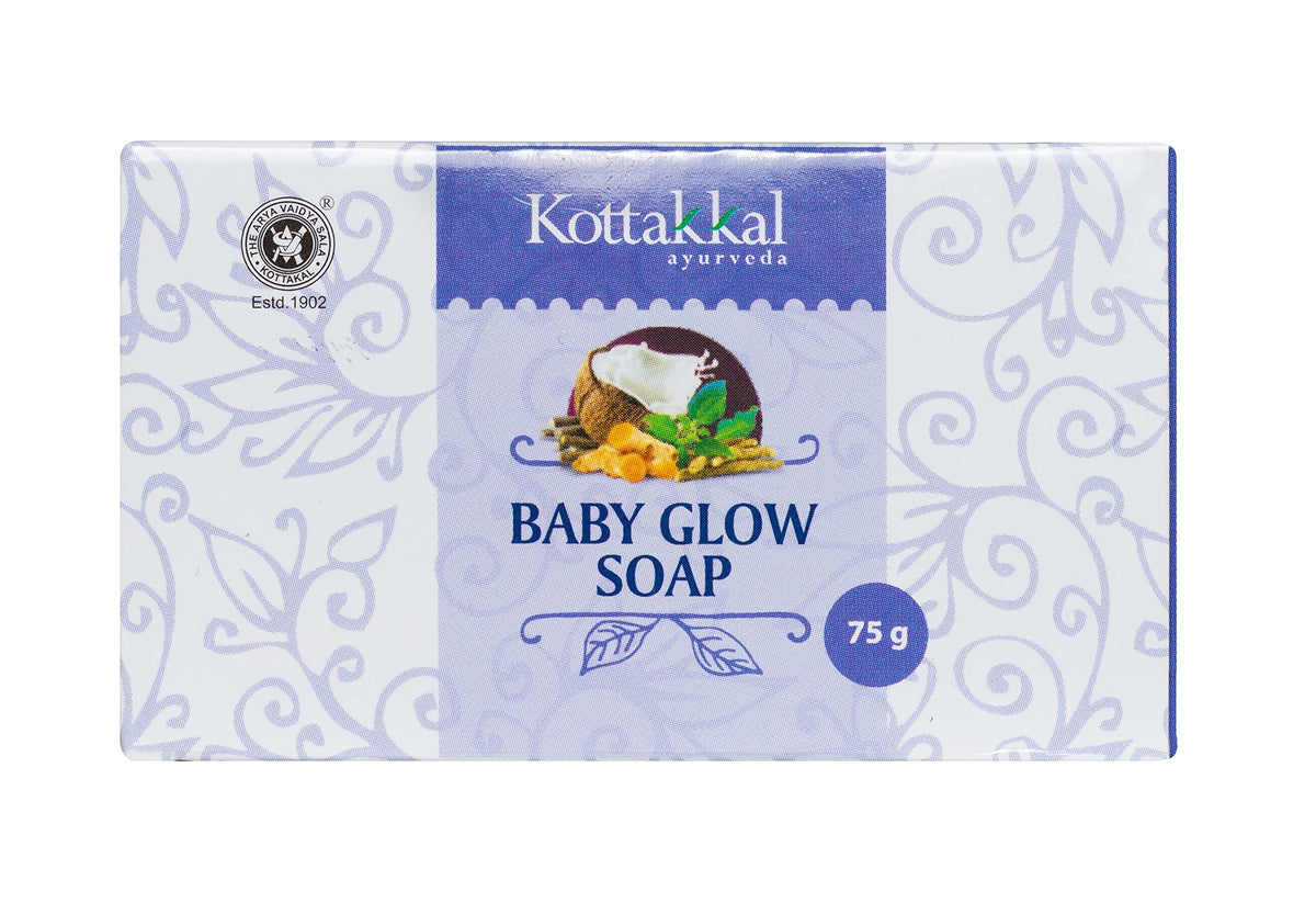 Kottakkal Ayurveda Baby Glow Soap  75 Gm, With Natural Ingredients  Pack Of 1