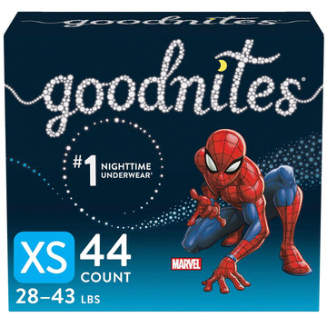Goodnites Goodnites Bedwetting Underwear For Boys, Xs, 44 Ct, 4.8 Pound