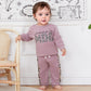 Kupretty Baby Girl Fall Winter Clothes Toddler Outfit Letters Graphic Crewneck Sweatshirts Joggers Pants Set (Purple, 6-12 Month