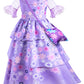Kaisebile Princess Costume Dress For Girls Birthday Halloween Party Dress Up With Bag,Leis Necklace Headband 3T 4T