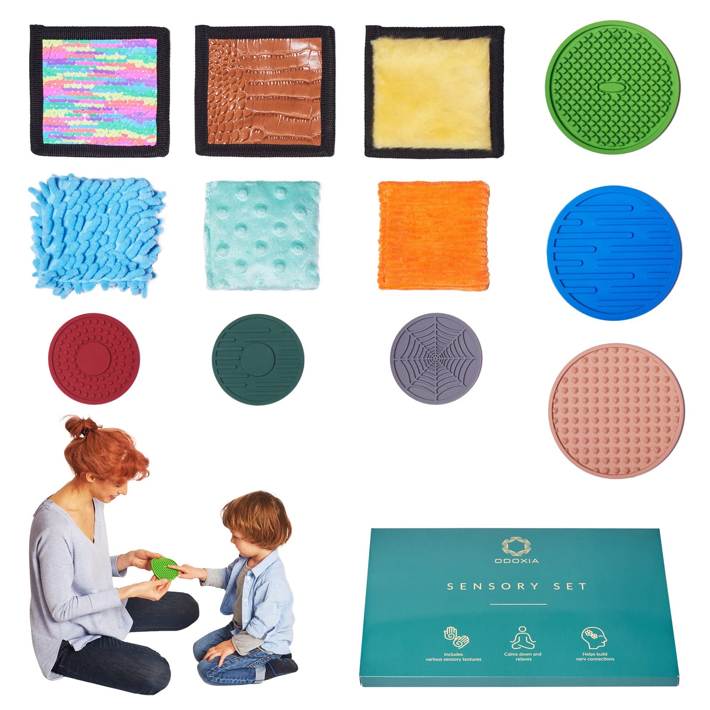 Sensory Mats for Autistic children  Sensory Tiles for Kids  Discs & Bean Bags  Sensory Wall Panel  Multi-Sensory Exploration  Se