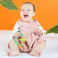 Bright Starts Little Shakers 6pc Gift Set - BPA-Free Easy-Grasp Baby Rattles and Teethers, Unisex, 3 Months+