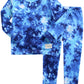Vaenait Baby Kids Boys Girls Sleepwear Pajamas 2Pcs Set Tiedye-Navy-242 S