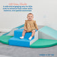 Ecr4Kids Softzone Little Me Wall Climb And Slide, Beginner Playset, Contemporary, 6-Piece