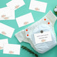 Late Night Diapers Sign, Greenery Floral Note Cards Diaper Thoughts, Late Night Diaper Baby Shower Game Set(1 Standing Sign + 20