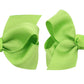 Zoonai 3 Inch Baby Girl Hair Bows Boutique Hair Clip Teens Toddlers Hairpin Headwear - Set Of 2 (Light Green)
