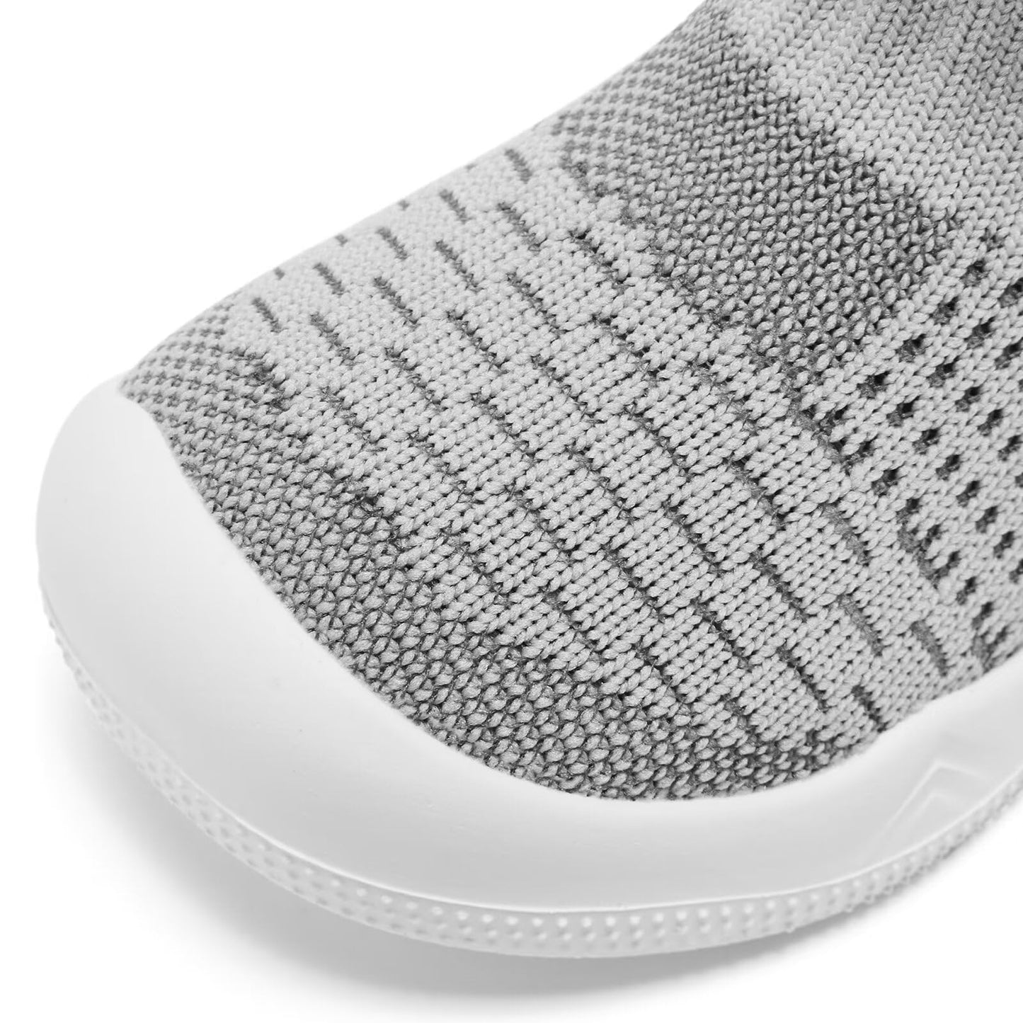 Eashi Toddler Shoes Girls Boys Sock Shoes Toddler Dress Shoes Baby Walking Shoes Slip On Size 8 Grey