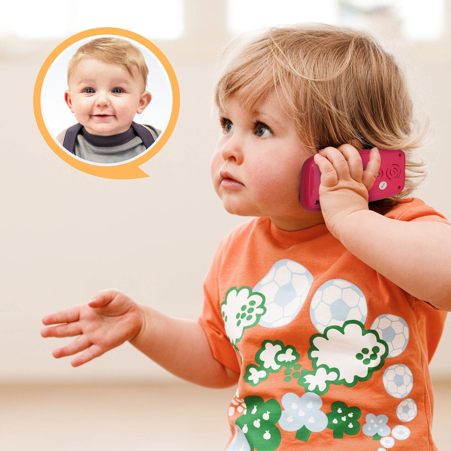 My First Smartphone - Cell Phone Baby Toy, for Toddlers and Young Children - 15 Unique Buttons and Functions, Musical Melodies,