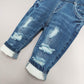 Chumhey Baby & Toddler Boys Jean Overalls Pants Set,Blue,6-12 Months