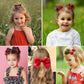 Lmymhmlm 18Pcs Red Hair Bows For Girls,Baby Girls,Toddler Girls And Teen Girls.Alligator Hair Clips,Hair Barrettes,Hair Ties,Sna