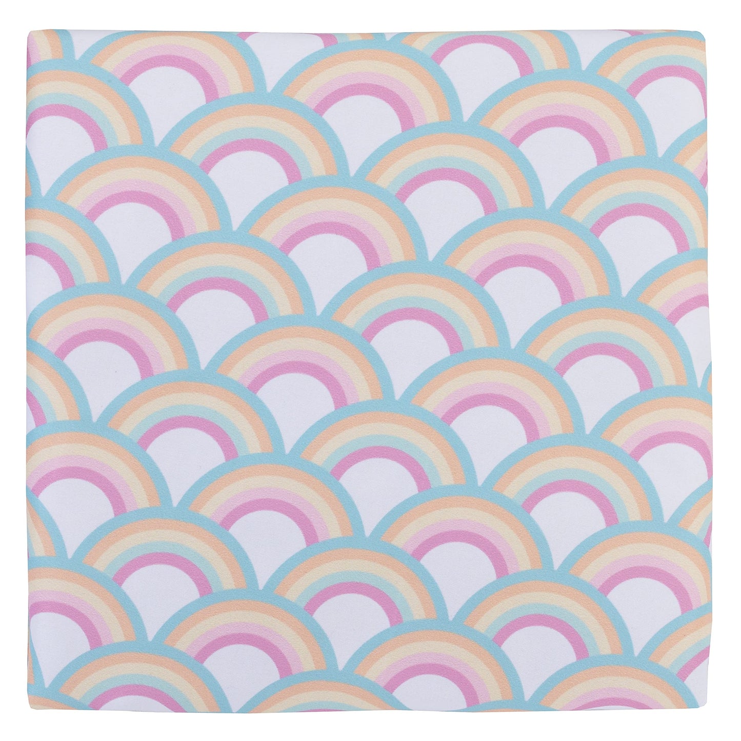 Everything Kids Rainbow Unicorn Pink, White And Rainbows 4 Piece Toddler Bed Set - Comforter, Fitted Bottom Sheet, Flat Top Shee