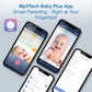 Vtech Upgraded 2-Cameras Smart Wifi Baby Monitor With 1080P Fhd Video And 5' Hd Screen, Free App With Motion Video, Sound/Motio