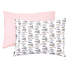 Hudson Baby Unisex Baby And Toddler Cotton Toddler Pillow Case, Pink Safari, One Size