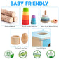WOODMAM Montessori Toys for Babies 6-12 Months, 9 in 1 Educational Wooden Toys Set, Includes Object Permanent Box, Stacking Cups