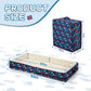 Umoving 100% Cotton Inner Portable Foldable Toddler Travel Bed - Soft Foam Floor Bed with Washable Cover, Safe and Comfortable T