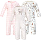 Hudson Baby Unisex Baby Cotton Coveralls, Enchanted Forest, 12-18 Months