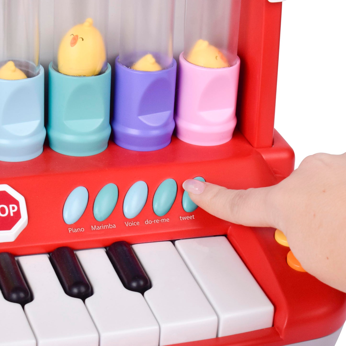 Farm Animals Keyboard Preschool Learning Toy with Silly Sounds and Light-Up Piano with Learning Songs for Infants Ages 6+ Months