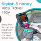 Be Family Travel Kids Car Seat Travel Tray, Car Accessories For Children, Car Seat Snack Tray, Traveling Essentials For Kids, To