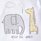 Gerber Unisex Baby 5-Pack Short Sleeve Variety Onesies Bodysuits Elephant Dream 0-3 Months