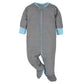 Onesies Brand Baby Boys 4-Pack 'N Plays Footies And Toddler Sleepers, Blue Elephant, Newborn Us