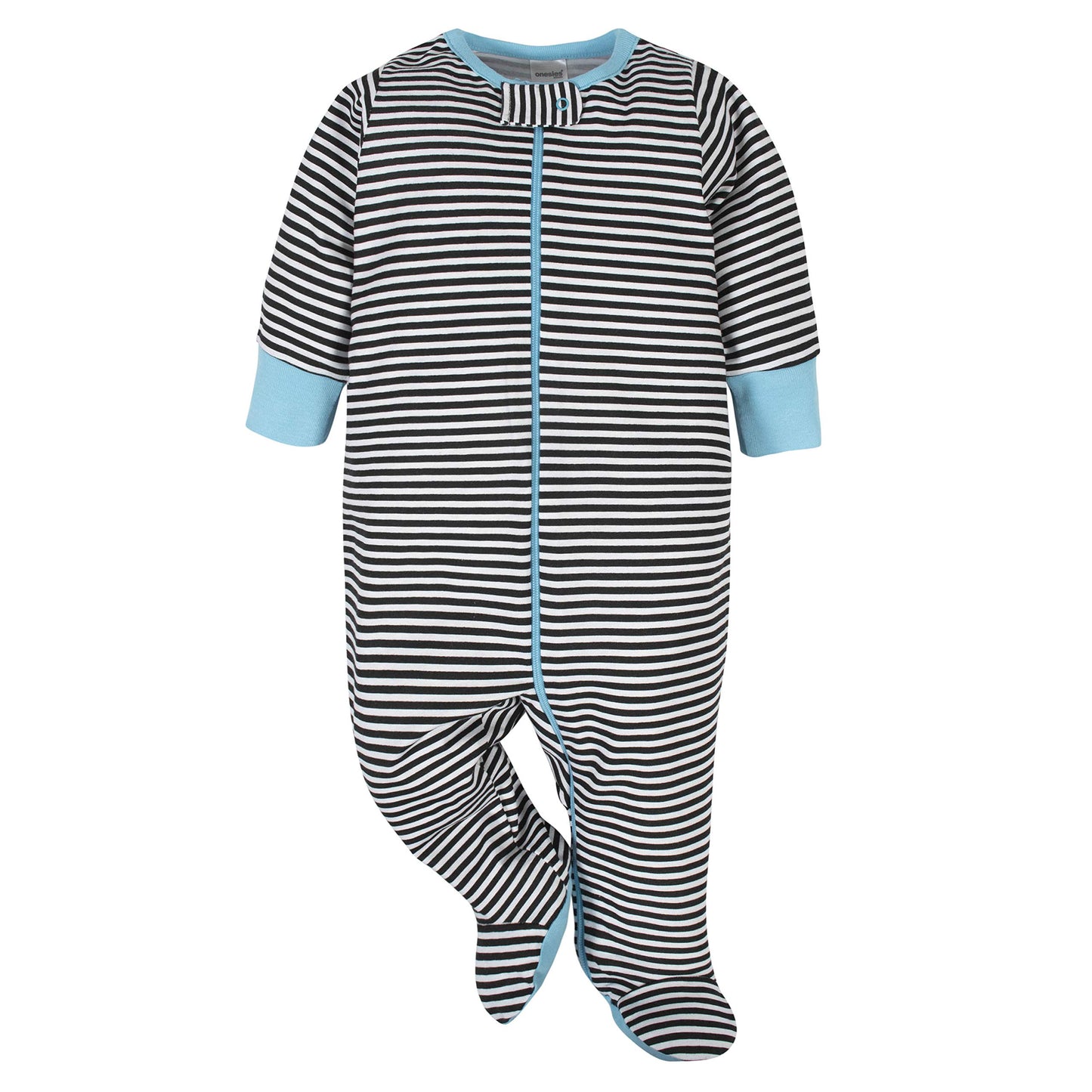 Onesies Brand Baby Boys 4-Pack 'N Plays Footies And Toddler Sleepers, Blue Elephant, Newborn Us