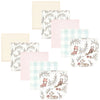 Hudson Baby Unisex Baby Flannel Washcloths, Girl Woodland Pals 10Pk, One Size
