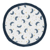 Sweet Jojo Designs Moon And Star Boy Or Girl Baby Playmat Tummy Time Infant Play Mat - Navy Blue And Gold Watercolor Celestial S