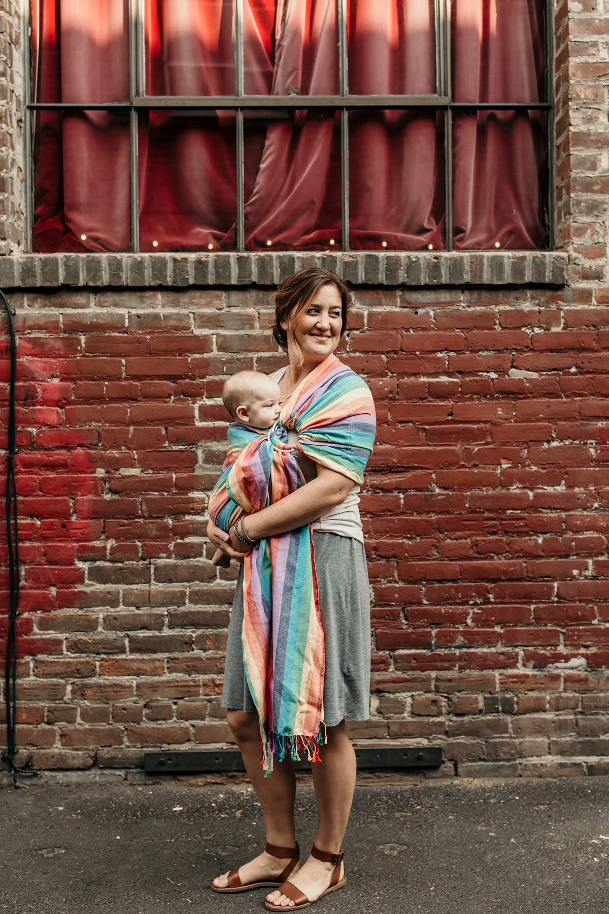Hip Baby Wrap - 100% Soft Cotton Baby Sling Wrap - Baby Hip Carrier - Nursing Wraps for Breastfeeding, Baby Carrier Sling - Newb