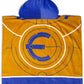 Jay Franco Marvel Eternals Ikaris Bath/Pool/Beach Hooded Poncho - Super Soft & Absorbent Cotton Towel, Measures 28 x 28 Inches (