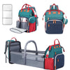Shengmeister Diaper Bag Backpack, Baby Diaper Bag, Multifunctional Large Capacity, with Diaper Changing Station, Travel Diaper B