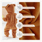 Michley Baby Animal Costume Toddler Hooded Romper For 6-12 Months, Halloween Cosplay Jumpsuit, Bear