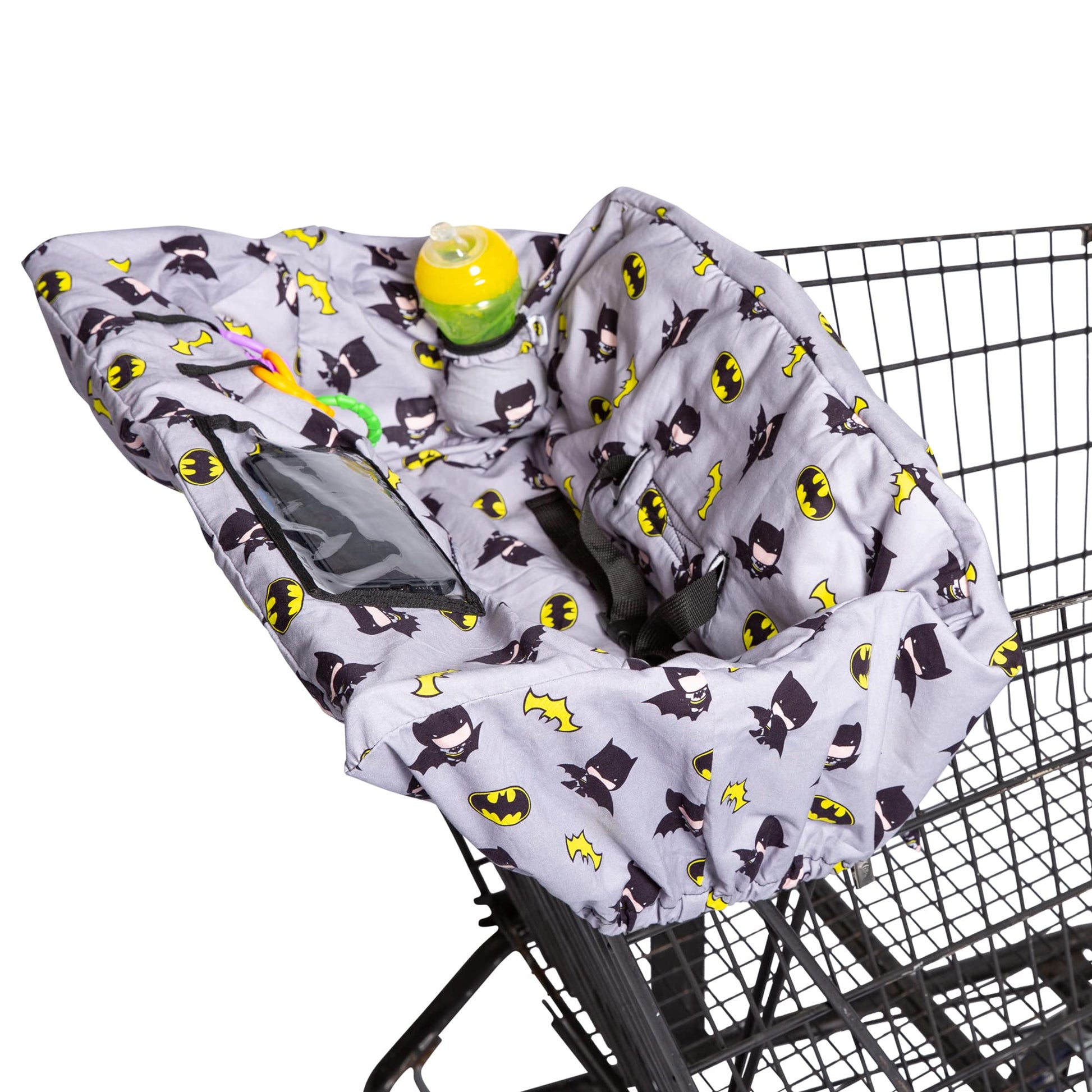 J.L. Childress Warner Bros. Shopping Cart & High Chair Cover for Baby, Kids, & Toddler - Cover for Grocery Carts & Restaurants, 
