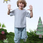 Cosland Toddler Boys T Shirts Short Sleeve Heavyweiht Cotton Plain Gray Tees 2T