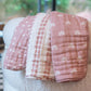 Nana Baby Burp Cloths | 100% Organic Muslin Cotton | Set Of 3 (Desert Pink/Ivory)