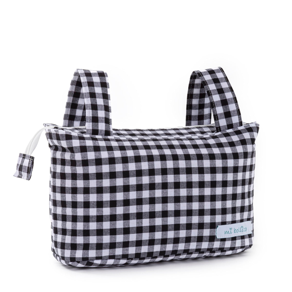 mi bollito  Stroller Pocket Organizer Bag for Mom, Baby Stroller Bag, Multifunctional Large Capacity for Storage(Black)