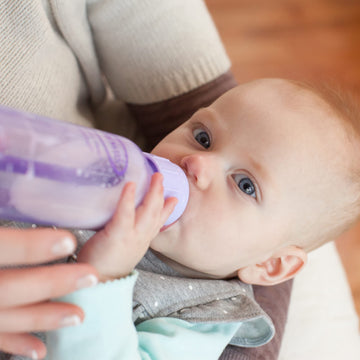 Dr. Browns Natural Flow Anti-Colic Options+ Narrow Baby Bottles 8 Oz/250 Ml, With Level 1 Slow Flow Nipple, 3 Pack, 0M+ Purple