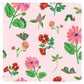 Bapronbaby Eric Carle Pink Floral Caterpillar Splash Mat - Waterproof Catch-All For Under High Chairs, Floors, Tables, Playtime