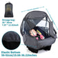Universal Car Seat Rain Cover, Weather Shield for Infant Car Seat with Storage Bag, Side Ventilation & Handle Opening, Provides