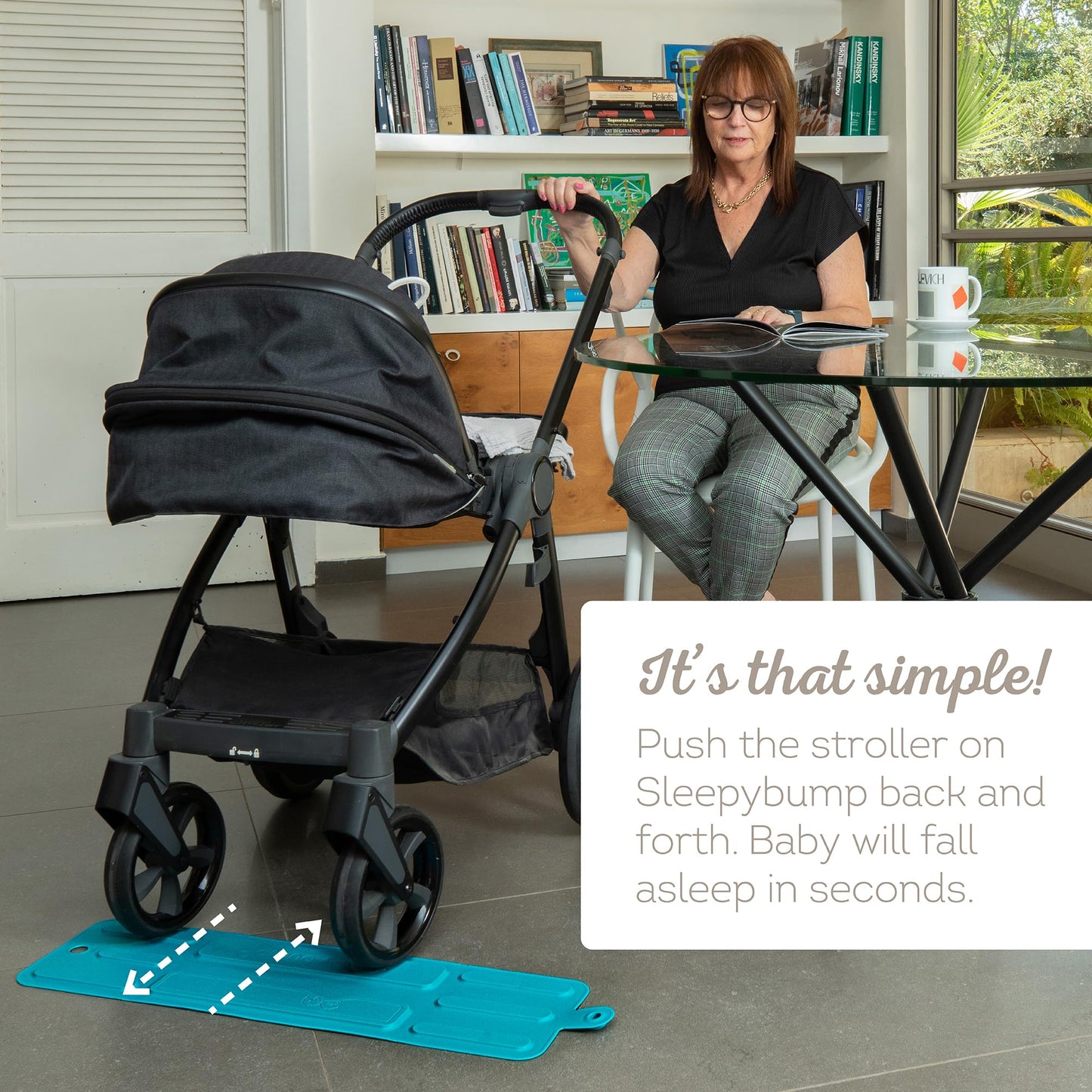 Taf Toys Baby Rocker Will Put Your Baby To Sleep In No Time. Portable Baby Stroller Rocking Mat. Stroller Soother - Shusher Baby