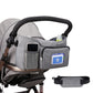 Baby Diaper Bag Stroller Organizer with Insulated Cup Holder& Shoulder Strap Stroller Storage Pouch for Outdoor