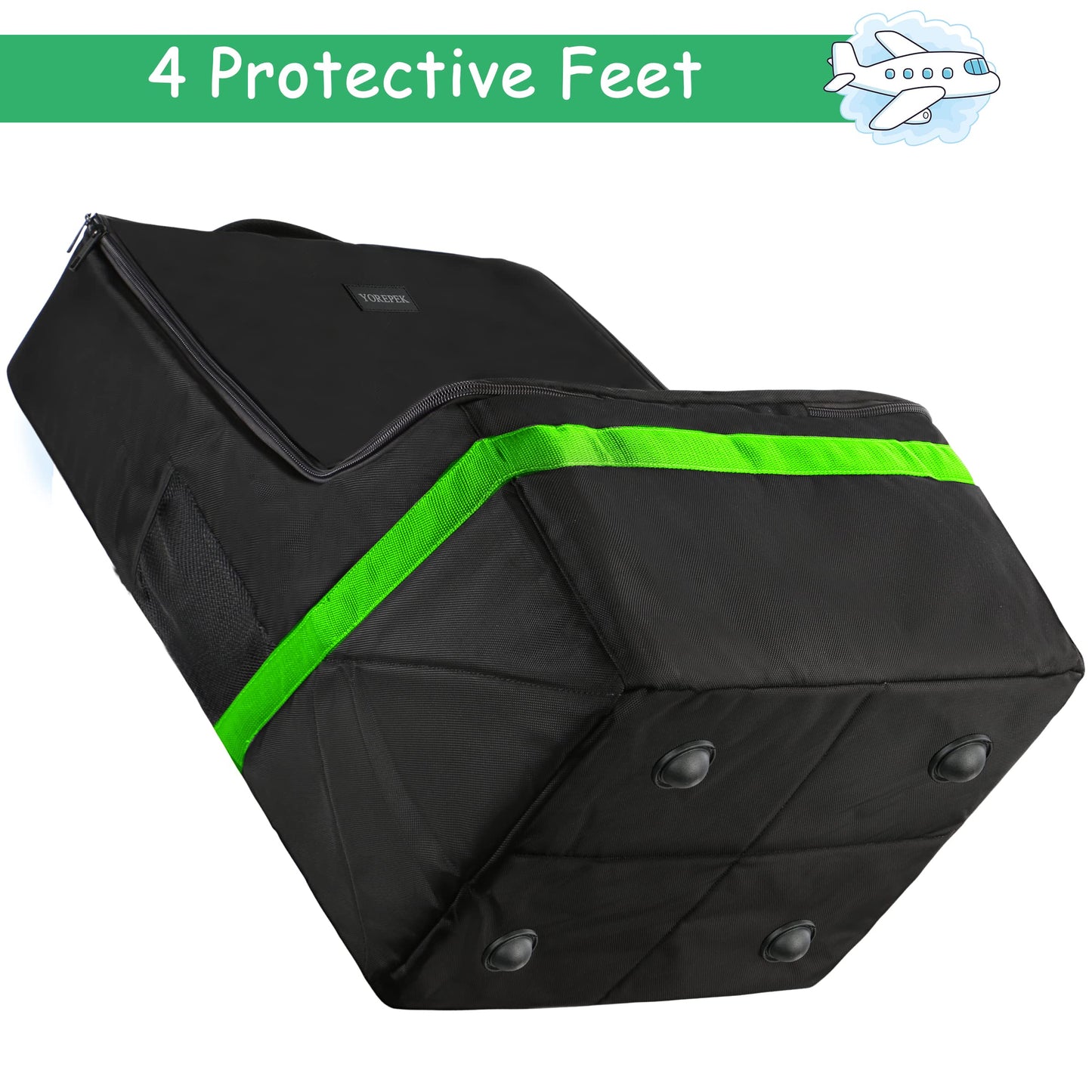 Yorepek Car Seat Travel Bag, Padded Car Seats Backpack For Air Travel, Heavy Duty Carseat Travel Bag For Airplane, Airport Gate