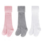 Booph Girls Tights Baby Toddler Cable Knit Leggings Pants 2-3T Pink Gray White 3 Pack