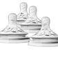 Philips Avent Natural Baby Bottle Newborn Flow Nipple, 0M+, 4pack, Flow 1, SCF651/43